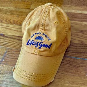 Life Is Good | Happy Hour “Distressed” Dad Hat